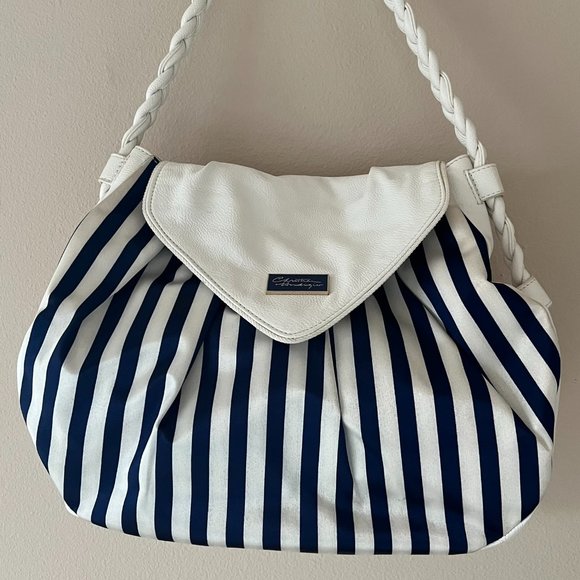 Christian Audiegier hobo bag blue and white - Picture 1 of 5
